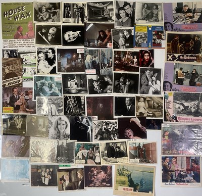 Lot 166 - HAMMER / AMICUS HORROR - LARGE COLLECTION OF LOBBY CARDS AND STILLS.