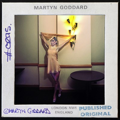 Lot 14 - MARTYN GODDARD - BLONDIE IN CAMERA - A PRINT OF GRAMERCY PARK HOTEL SHOOT