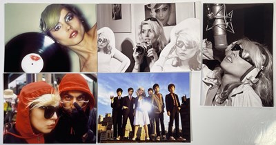 Lot 42 - MARTYN GODDARD - BLONDIE IN CAMERA - SET OF 5 COLOUR MACHINE PRINTS.