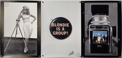 Lot 44 - MARTYN GODDARD - BLONDIE IN CAMERA - SET OF 3 A2 POSTERS EXCLUSIVE TO THE EXHIBITION.