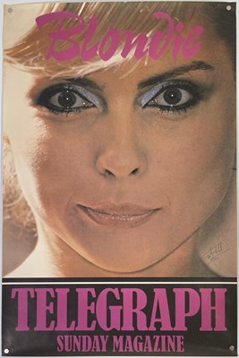 Lot 46 - MARTYN GODDARD - BLONDIE IN CAMERA - ORIGINAL TELEGRAPH SUNDAY MAGAZINE POSTER, 1978.