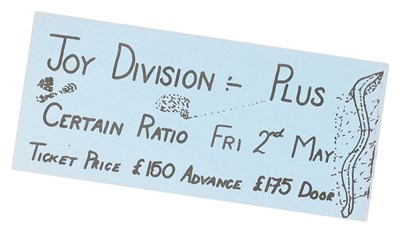 Lot 152 - JOY DIVISION - UNUSED TICKET FOR FINAL CONCERT, BIRMINGHAM.