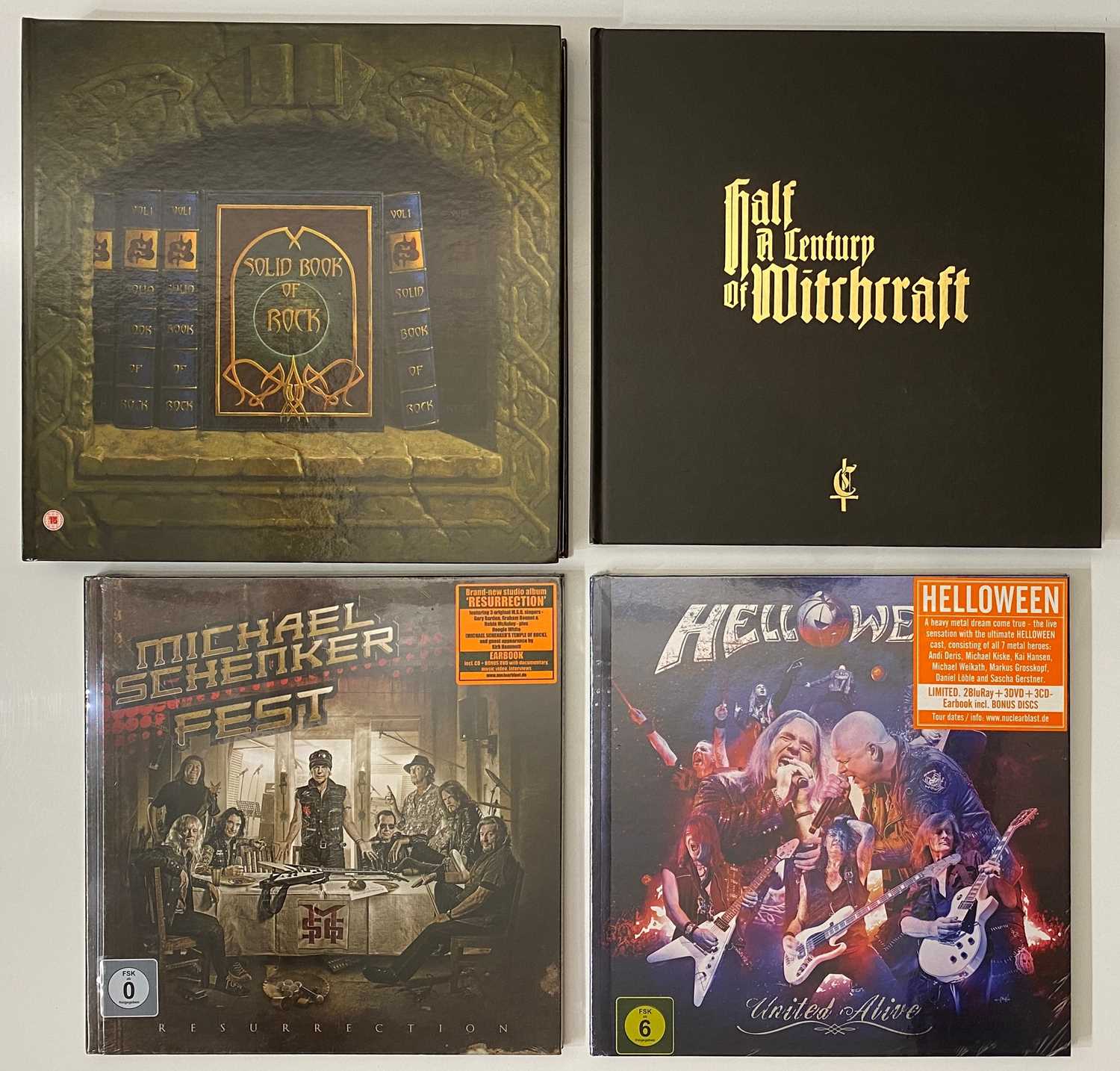 Lot 130 - CLASSIC METAL - CD BOX SET COLLECTION - HELLOWEEN, COVEN
