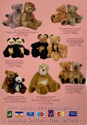 Lot 74 - WHITTLE-LE-WOODS BEARS - MEI YING, MAHJONG, AND TWO SMALL PANDA BEARS