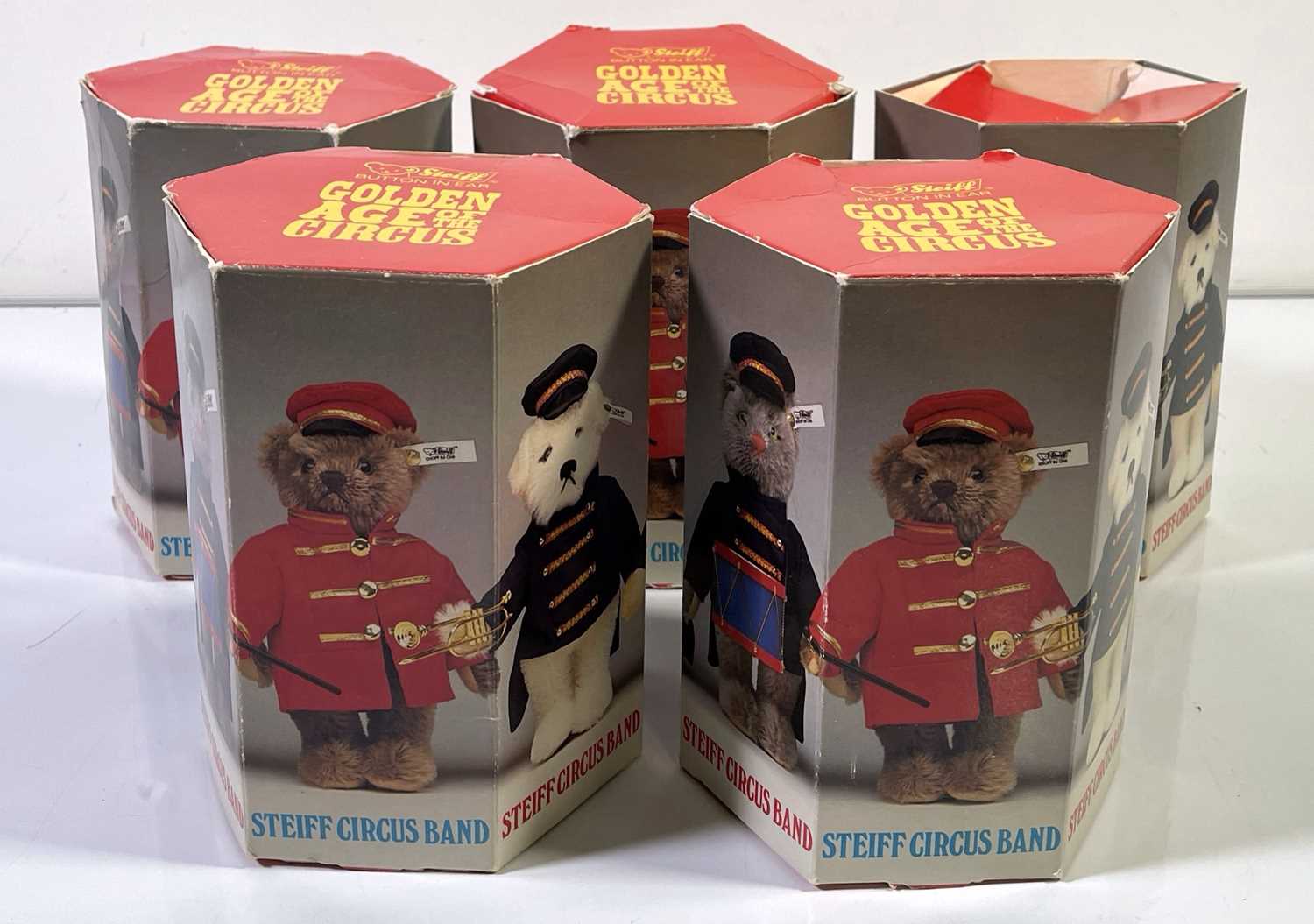 Lot 75 - STEIFF 1988 GOLDEN AGE OF THE CIRCUS PACK