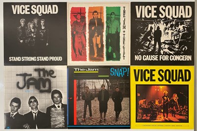Lot 67 - VICE SQUAD / THE JAM / THE UNDERTONES / BUZZCOCKS - LP PACK