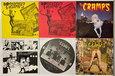 Lot 74 - THE CRAMPS - LIVE RECORDINGS - LP PACK