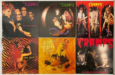 Lot 75 - THE CRAMPS - LPs / 12" (MOSTLY UK / SOME OVERSEAS PRESSINGS)