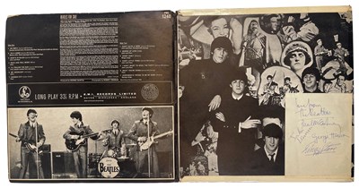 Lot 289 - THE BEATLES - COPY OF 'BEATLES FOR SALE' WITH FULL SET OF SIGNATURES PASTED IN.