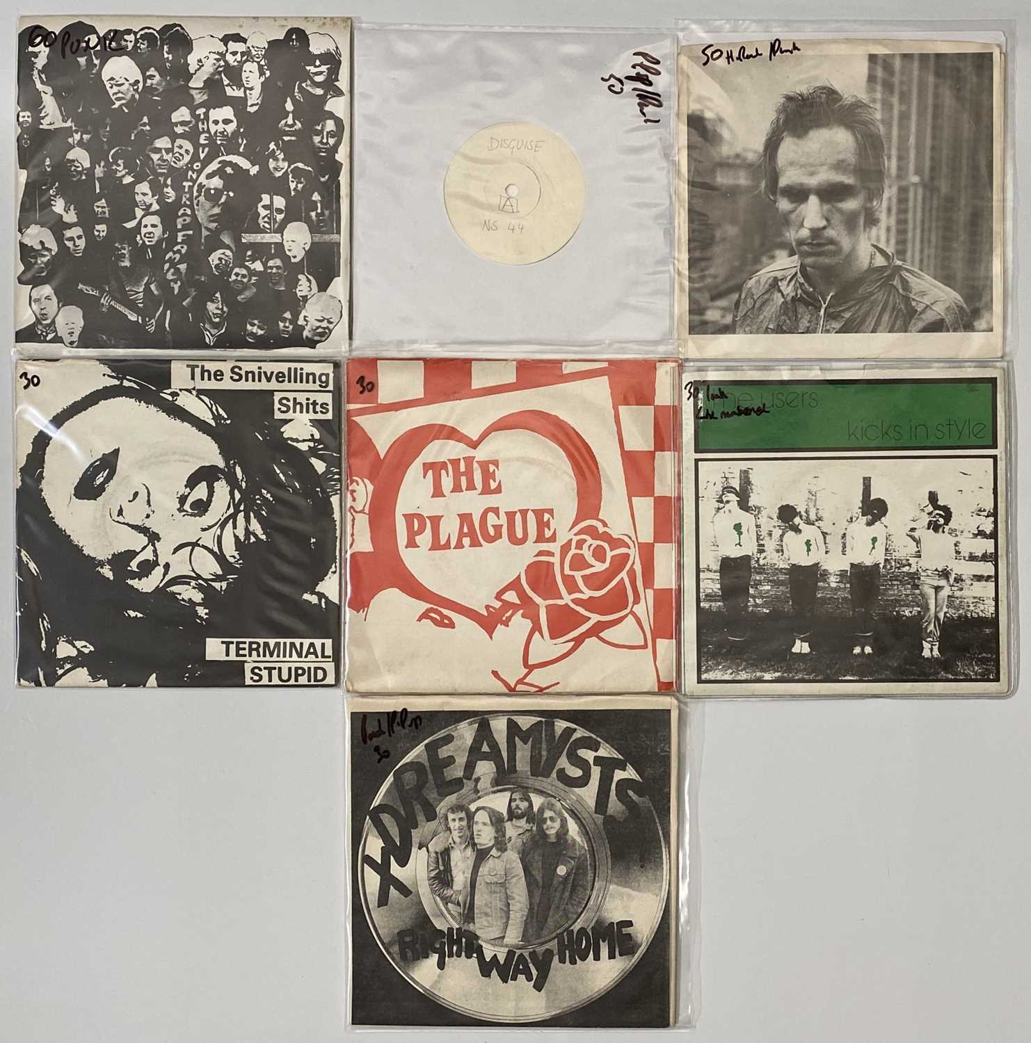 Lot 21 - PUNK - POST PUNK - 7" SINGLE PACK - RARITIES