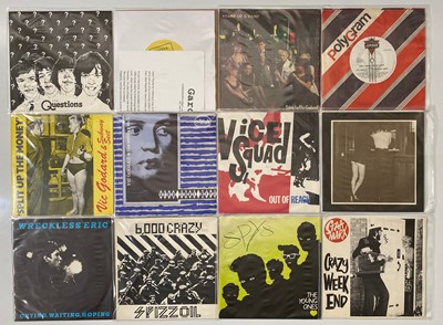 Lot 22 - PUNK - NEW WAVE - ALT - 7" SINGLE PACK - THEY MUST BE RUSSIANS, STANLEY FRANK, THE VIPS
