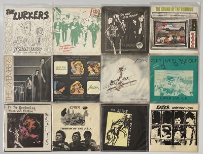 Lot 26 - PUNK - 7" SINGLE PACK - THE LURKERS, THE DRONES, THE MEMBERS, X-RAY SPEX