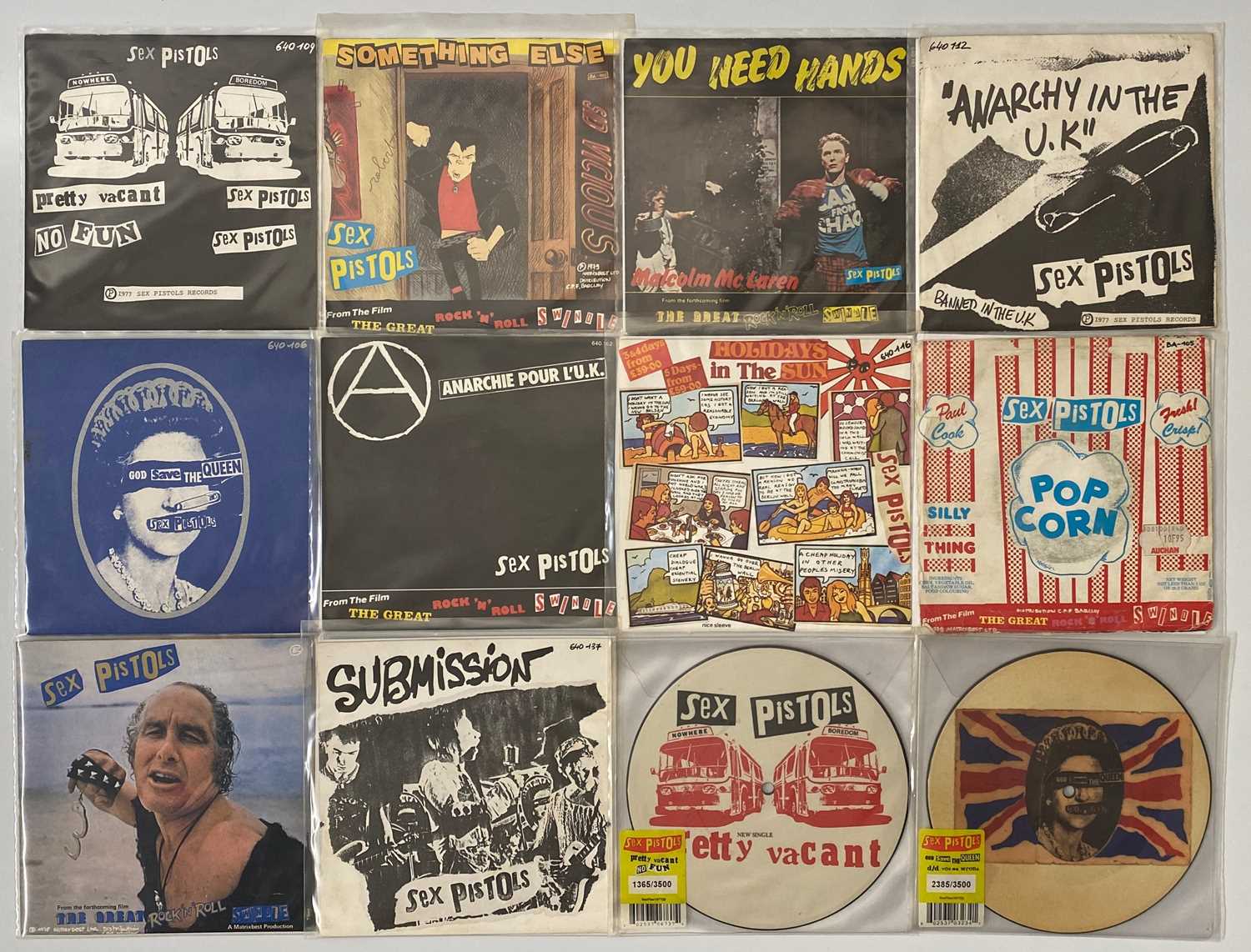 Lot 28 - SEX PISTOLS - 7" SINGLE PACK
