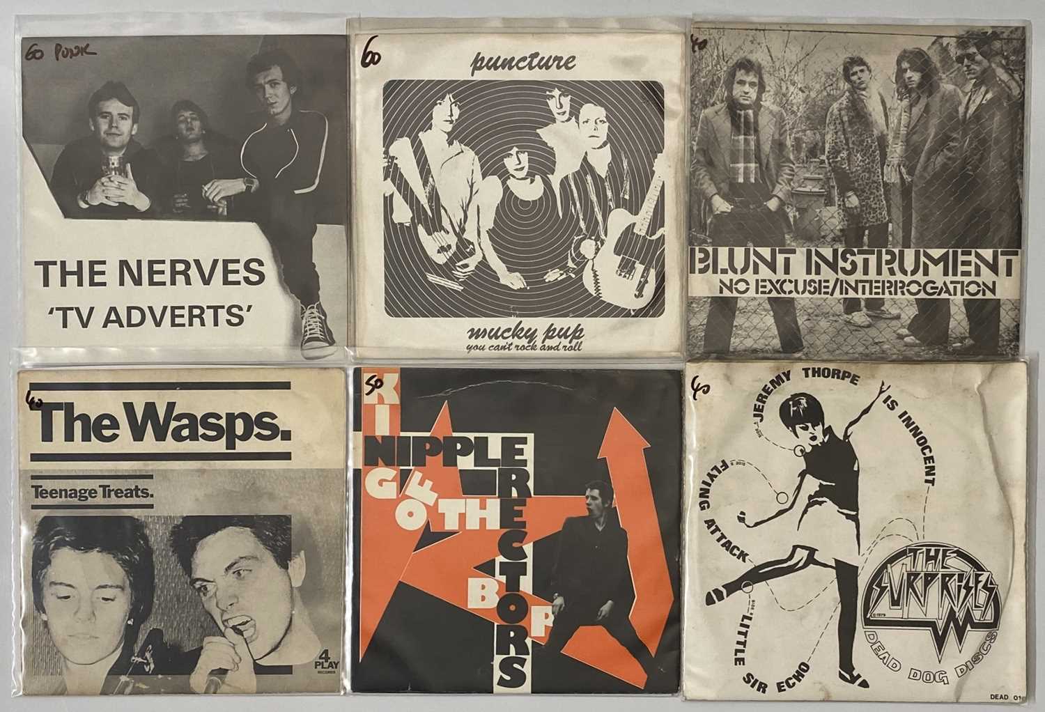 Lot 30 - PUNK - 7" SINGLE PACK - RARITIES