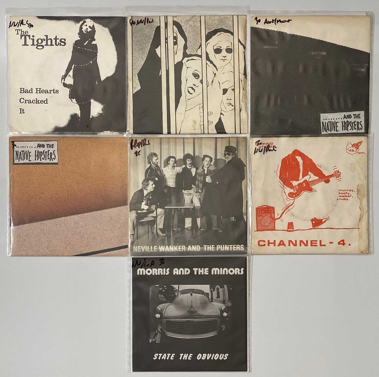 Lot 35 - PUNK - POWER POP - NEW WAVE - 7" SINGLE PACK