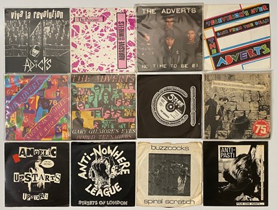 Lot 37 - PUNK - POST PUNK - NEW WAVE - 7" SINGLE PACK - THE ADICTS, ABRASIVE WHEELS, THE ADVERTS