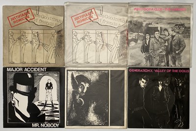 Lot 37 - PUNK - POST PUNK - NEW WAVE - 7" SINGLE PACK - THE ADICTS, ABRASIVE WHEELS, THE ADVERTS