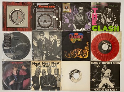 Lot 38 - PUNK - 7" SINGLE PACK - THE CLASH, THE DAMNED, DEAD KENNEDYS