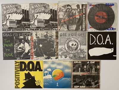 Lot 38 - PUNK - 7" SINGLE PACK - THE CLASH, THE DAMNED, DEAD KENNEDYS