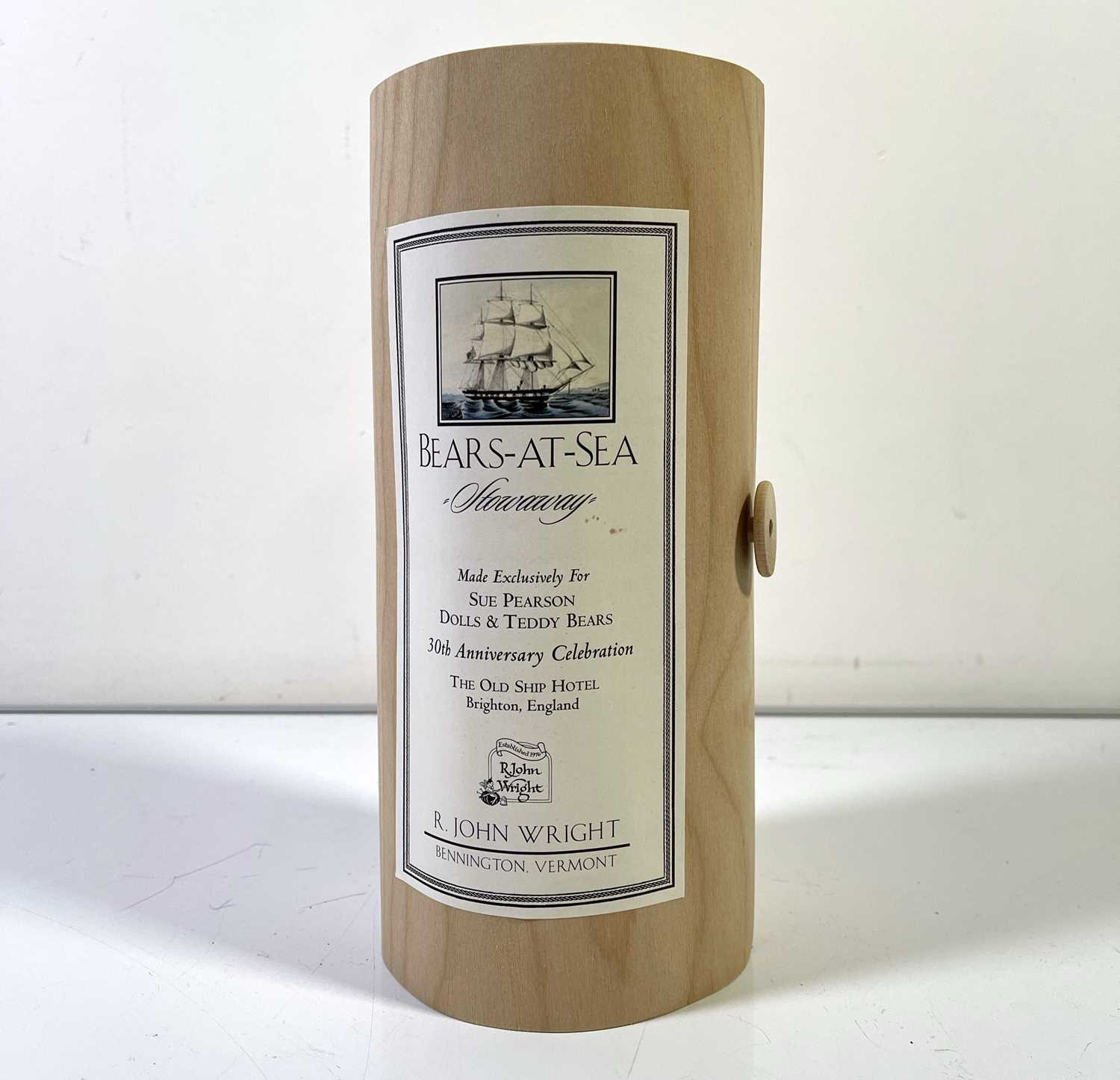 Lot 107 - R. JOHN WRIGHT STOWAWAY BEAR