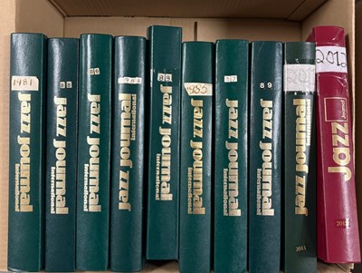 Lot 69 - JAZZ JOURNAL - 57 OFFICIAL BINDERS - 1962-2018