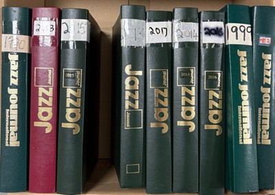 Lot 69 - JAZZ JOURNAL - 57 OFFICIAL BINDERS - 1962-2018