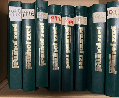 Lot 69 - JAZZ JOURNAL - 57 OFFICIAL BINDERS - 1962-2018