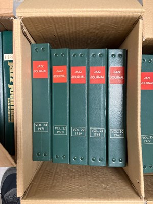 Lot 69 - JAZZ JOURNAL - 57 OFFICIAL BINDERS - 1962-2018