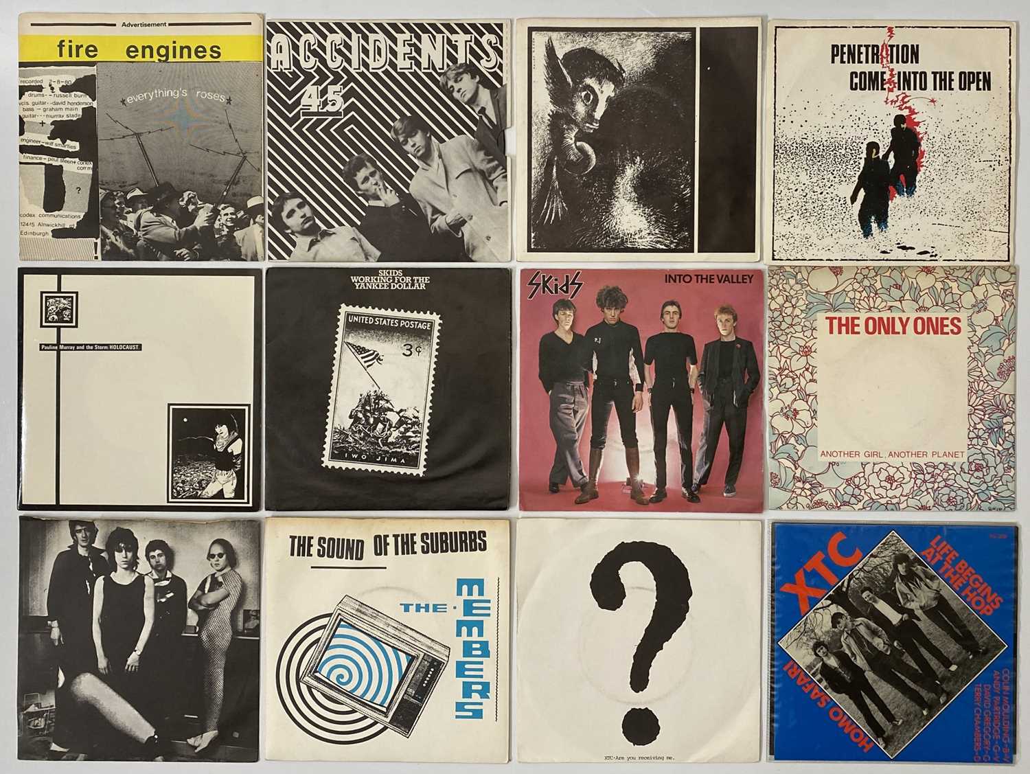 Lot 49 - PUNK - POST PUNK - NEW WAVE - 7" SINGLE PACK - FIRE ENGINES, MAGAZINE