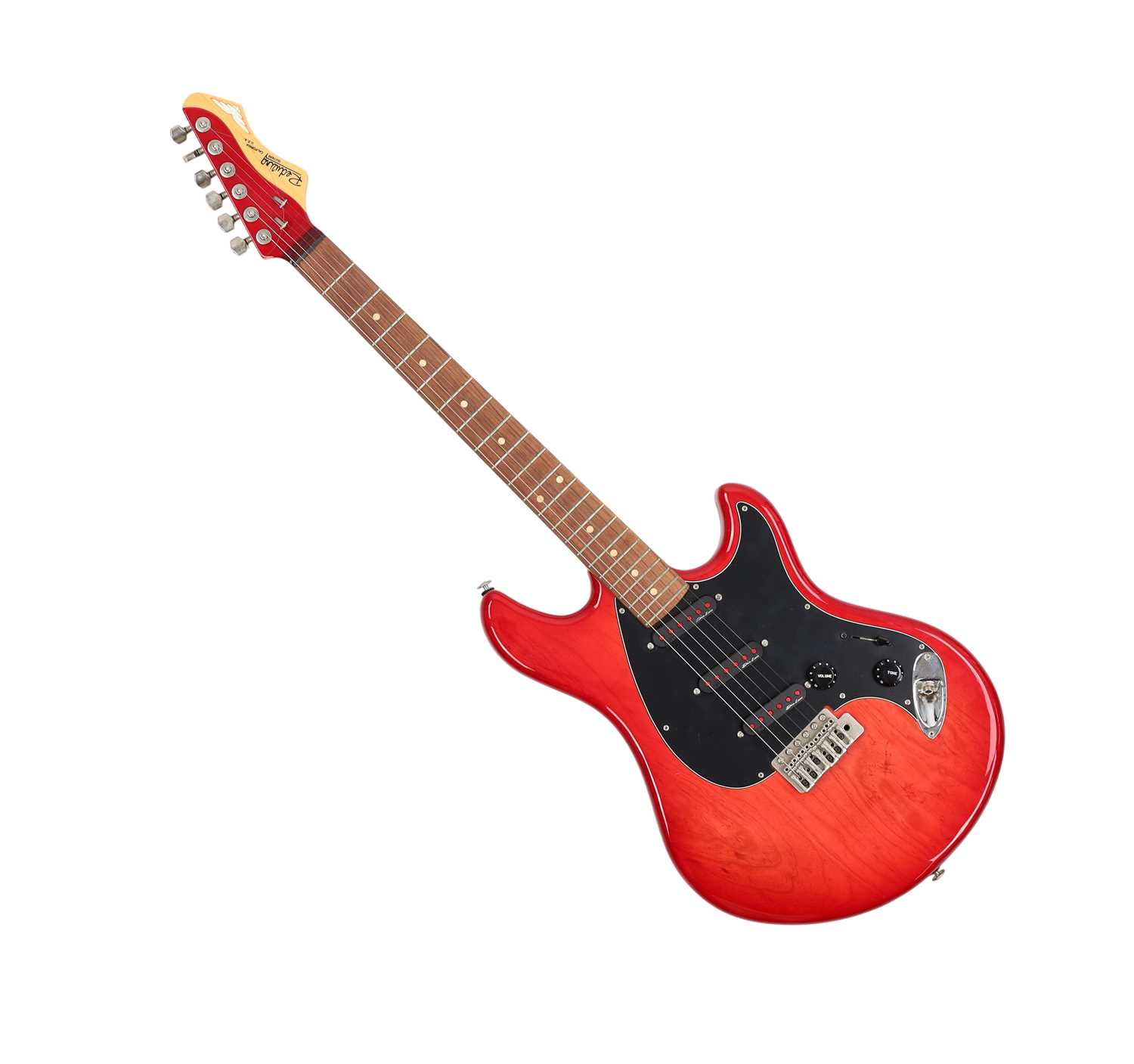 Lot 28 - PATRICK EGGLE 'REDWING' CUSTOM ELECTRIC GUITAR - RED