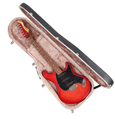 Lot 28 - PATRICK EGGLE 'REDWING' CUSTOM ELECTRIC GUITAR - RED