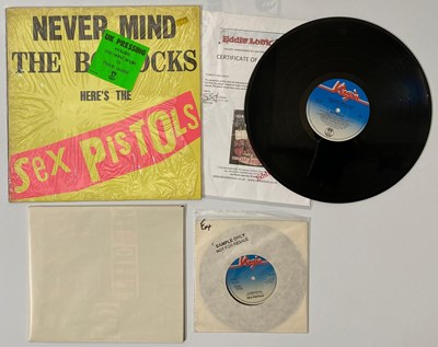 Lot 227 - SEX PISTOLS - NEVER MIND THE BOLLOCKS LP (COMPLETE ORIGINAL SPOTS 001 COPY)