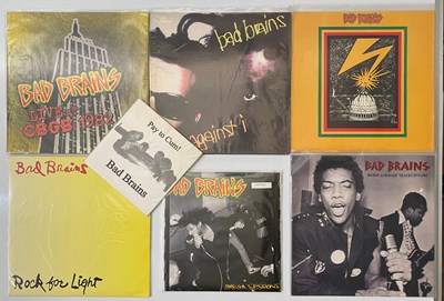 Lot 58 - BAD BRAINS - LP, 10" AND 7" SINGLE PACK