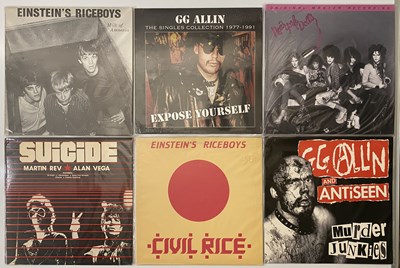 Lot 61 - PUNK - NEW WAVE - LP PACK - NEW YORK DOLLS, GG ALLIN, SUICIDE