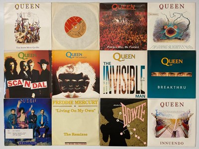 Lot 69 - QUEEN / BOWIE / T REX - 7" / CD / CD BOX SET COLLECTION