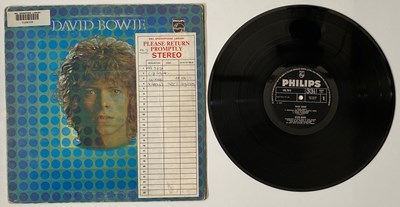 Lot 49 - DAVID BOWIE - S/T LP (UK STEREO ORIGINAL - PHILIPS - SBL.7912) (FROM THE BBC ARCHIVE)