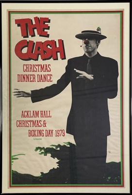 Lot 436 - THE CLASH - RARE ACKLAM HALL, 1979 POSTER.