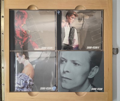 Lot 1 - DAVID BOWIE - LIMITED EDITION RYKO SOUND + VISION WOODEN BOX SET WITH BOWIE SIGNATURE