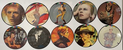 Lot 3 - DAVID BOWIE - 'FASHIONS' 7" PICTURE-DISC PACK - UK 1982 W/ CARDBOARD BOX