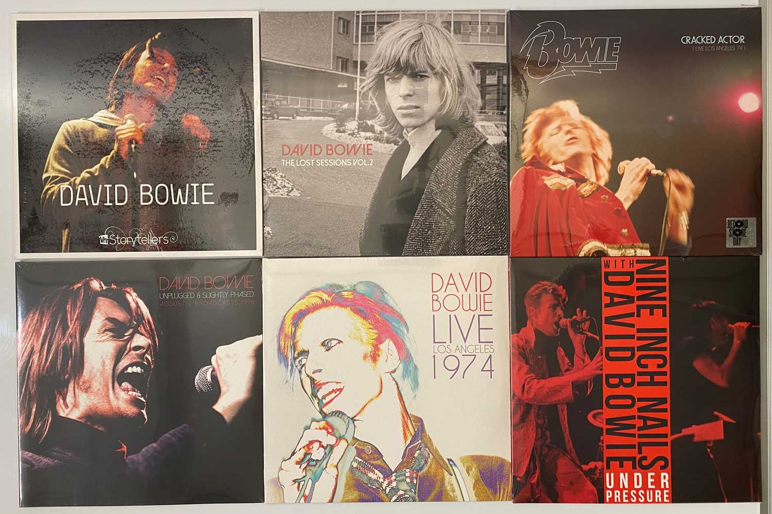 Lot 5 - DAVID BOWIE LPS - LIVE CONCERTS, RADIO BROADCASTS + MORE