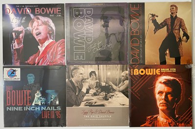 Lot 5 - DAVID BOWIE LPS - LIVE CONCERTS, RADIO BROADCASTS + MORE