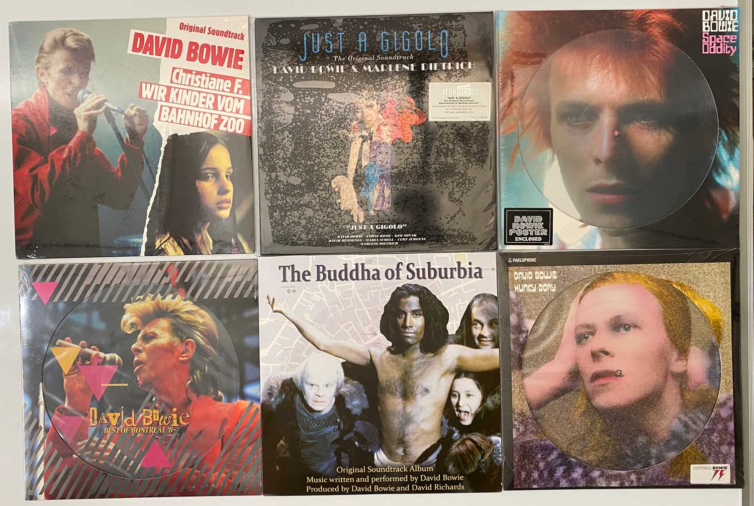 Lot 6 - DAVID BOWIE LP COLLECTION - REPRESS/MODERN SOUNDTRACKS AND PICTURE-DISCS