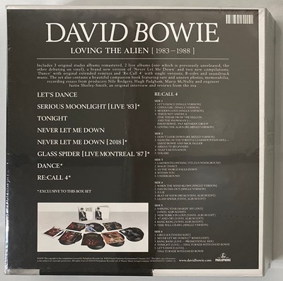 Lot 9 - DAVID BOWIE - 'LOVING THE ALIEN - 1983-1988' LARGE LP BOXSET, 2018