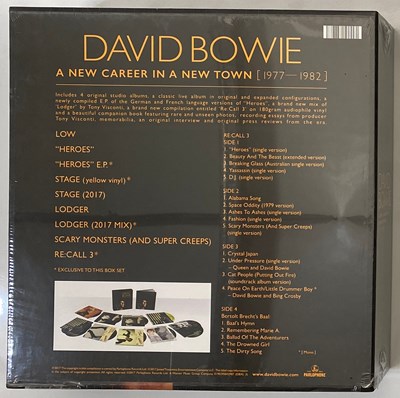 Lot 11 - DAVID BOWIE - 'A NEW CAREER IN A NEW TOWN 1977-1982' LARGE LP BOXSET (DBXL 3) SEALED!
