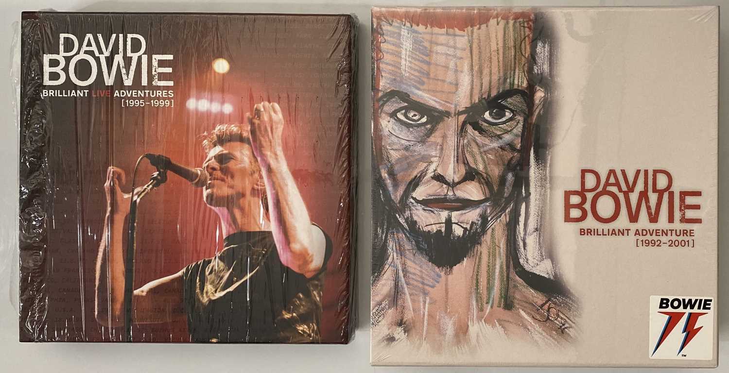 Lot 13 - RARE DAVID BOWIE LP BOXSETS - 'BRILLIANT/LIVE ADVENTURES' ONE & TWO
