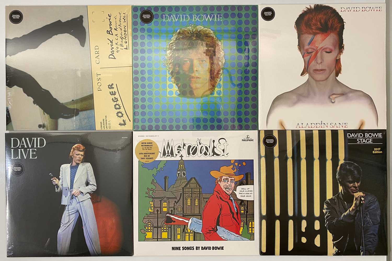 Lot 14 - MODERN/REPRESS DAVID BOWIE LPS - REMASTERED HEAVYWEIGHT VINYL, ANNIVERSARY + MORE
