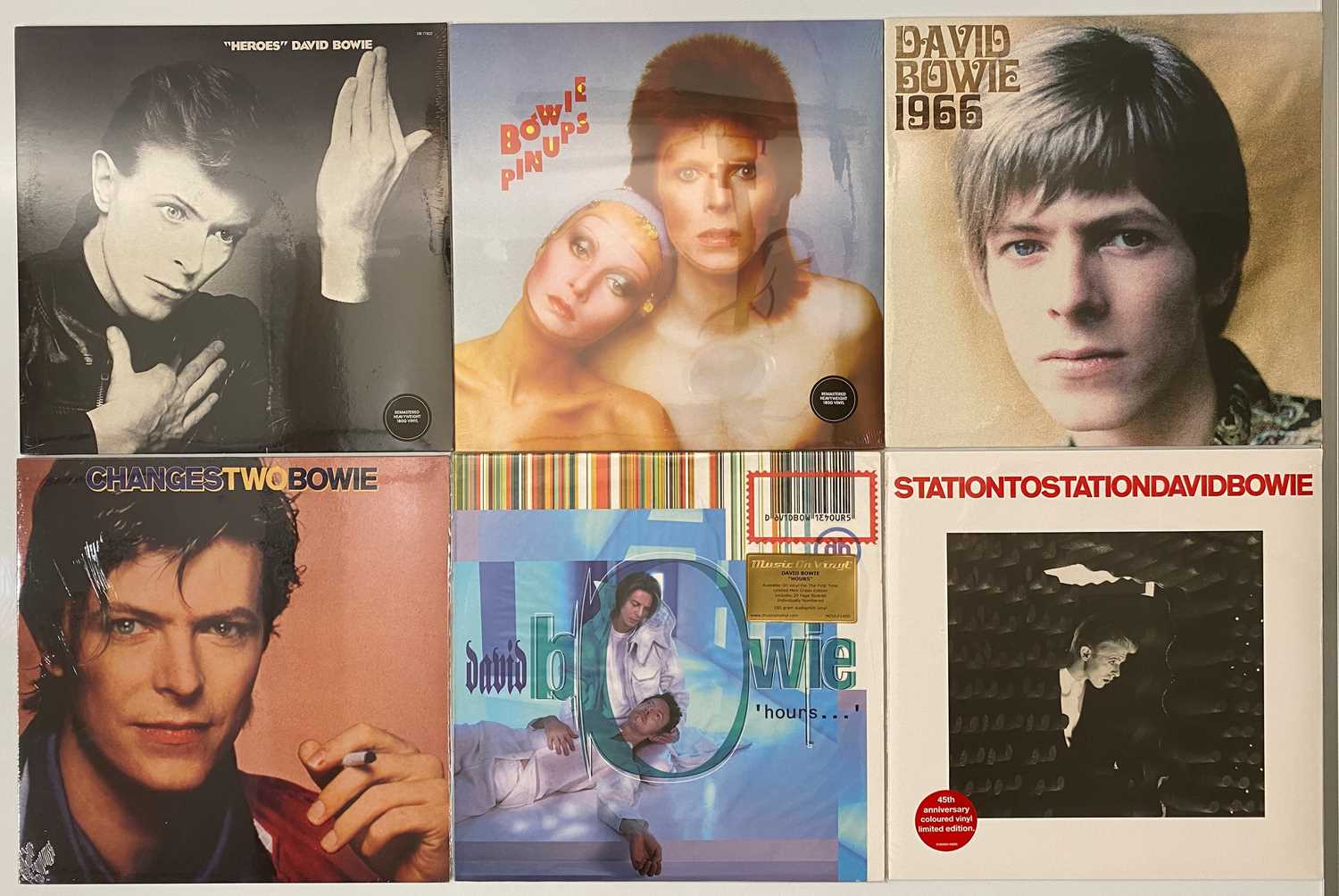 Lot 15 - DAVID BOWIE THROUGH THE YEARS - MODERN/REPRESS LP COLLECTION OF CLASSICS