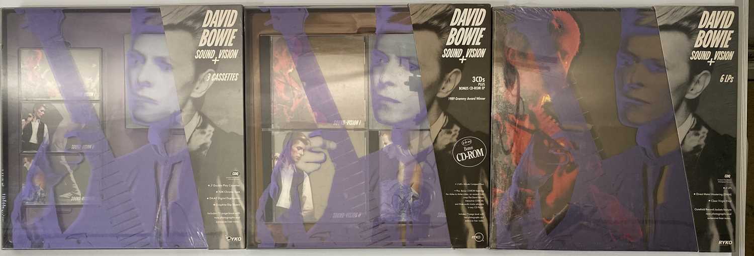 Lot 21 - RARE DAVID BOWIE 'SOUND + VISION' BOXSETS, BOOKS AND CD SETS