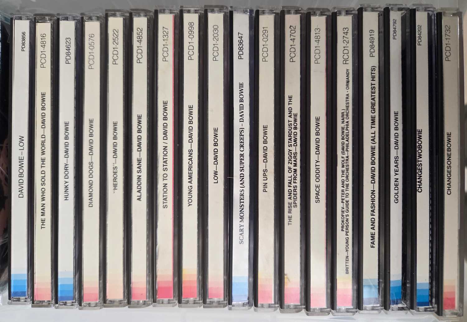 Lot 29 - DAVID BOWIE - EARLY 80'S 1ST CD RELEASES ON RCA - VERY RARE AND LIMITED
