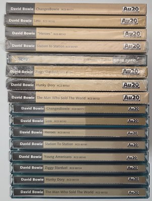 Lot 30 - DAVID BOWIE - VERY RARE 20 BIT MASTER/24K GOLD CD COLLECTION FROM THE 1990'S